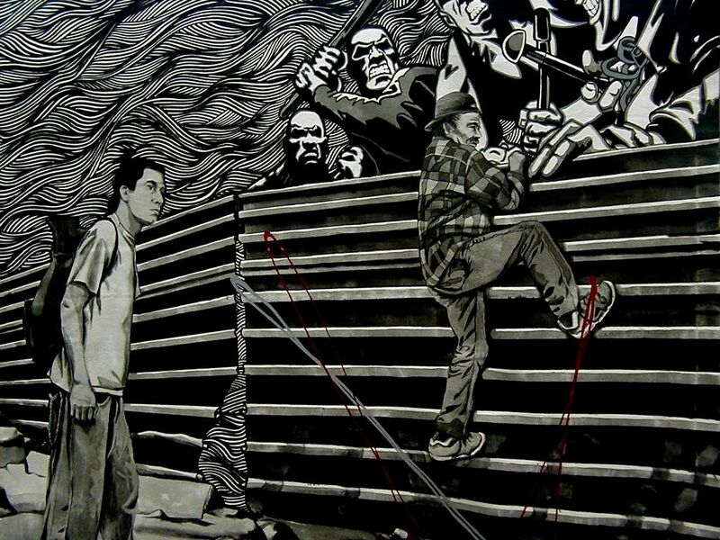 We don't want to you - a Paintings by Roberto Rosique